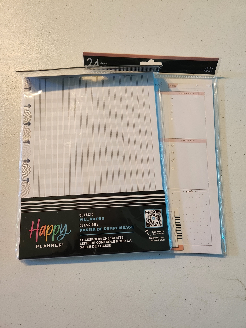 Happy Planner Classic Fill Paper Pads - Black & White